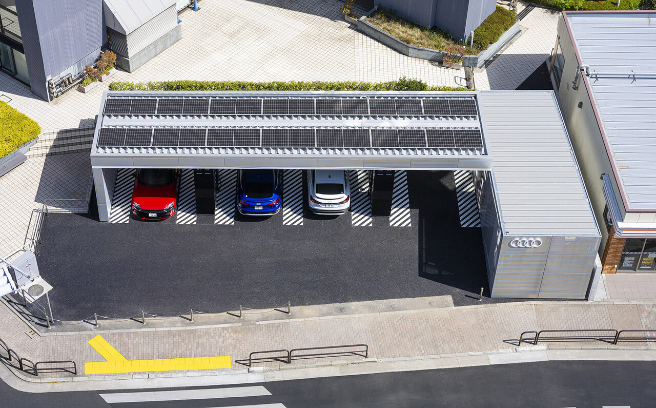 Addressing BEV Challenges in Urban Areas – Audi Opens 'Audi Charging Hub Kioicho,' a Fast-Charging Facility for All BEV Users | Audi