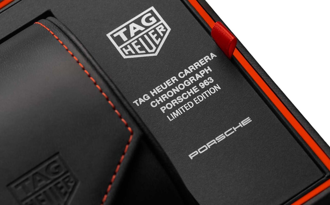 レースの臨場感が伝わるタイムピース「タグ・ホイヤー カレラ クロノグラフ × ポルシェ963」が登場｜TAG HEUER