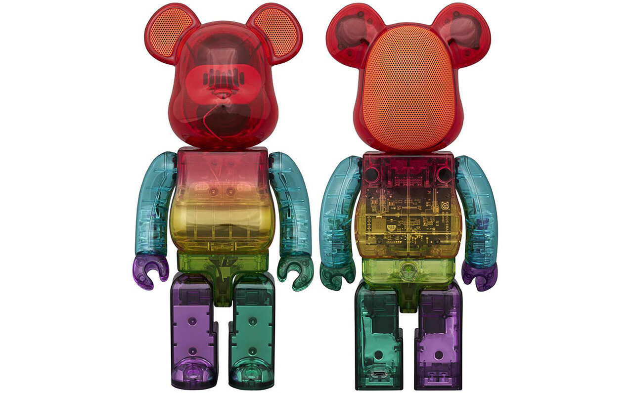 その他 BE@RBRICK MULTICOLOR Ver. 400% 虹色に輝くBE@RBRICK 400%サイズのポータブル BluetoothⓇスピーカー
