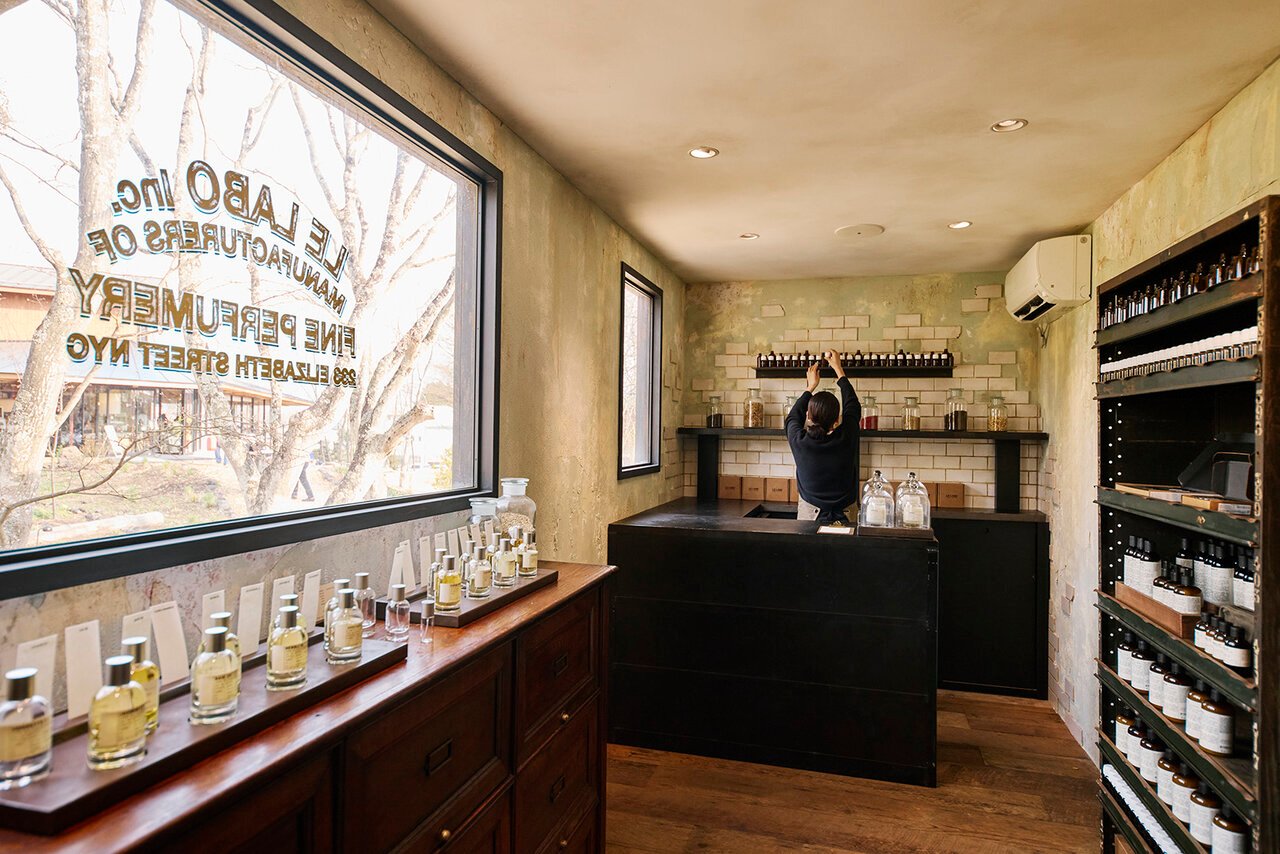 Discovering Scent Memories in the Greenery. Le Labo on Wheels is parked in Karuizawa