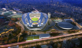 Zaha Hadid's proposal for the New National Stadium
