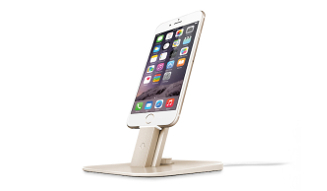 Image of the stand with an iPhone