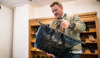 cordovan bag | Todd Snyder