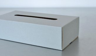 CONCRETE CRAFT Button Tissue Box|コンクリートクラフト ボタンティッシュボックス
