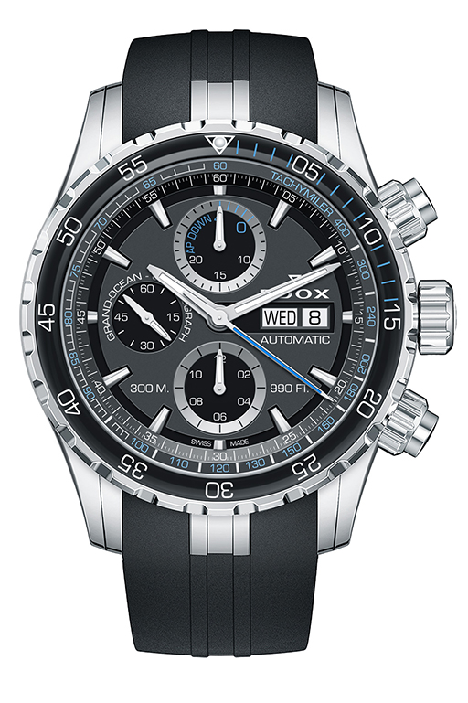EDOX｜グランドオーシャン クロノグラフ オートマティック エクストリーム セイリング シリーズ エディション