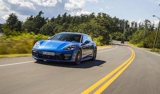 Porsche Panamera Turbo Blue