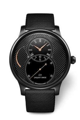 Grande Seconde Power Reserve Black Ceramic Clous de Paris