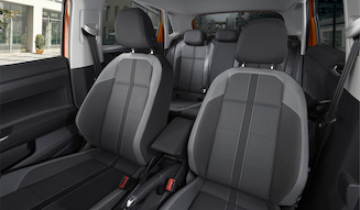VW Polo interior detail