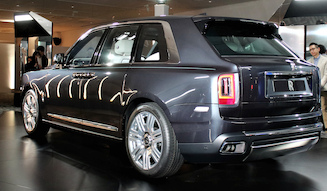 Rolls-Royce Cullinan rear seats
