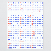 PAPIER LABO. Calendar Detail