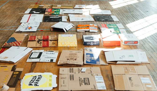 Jun Makiguchi's The Cardboard Box Traveler