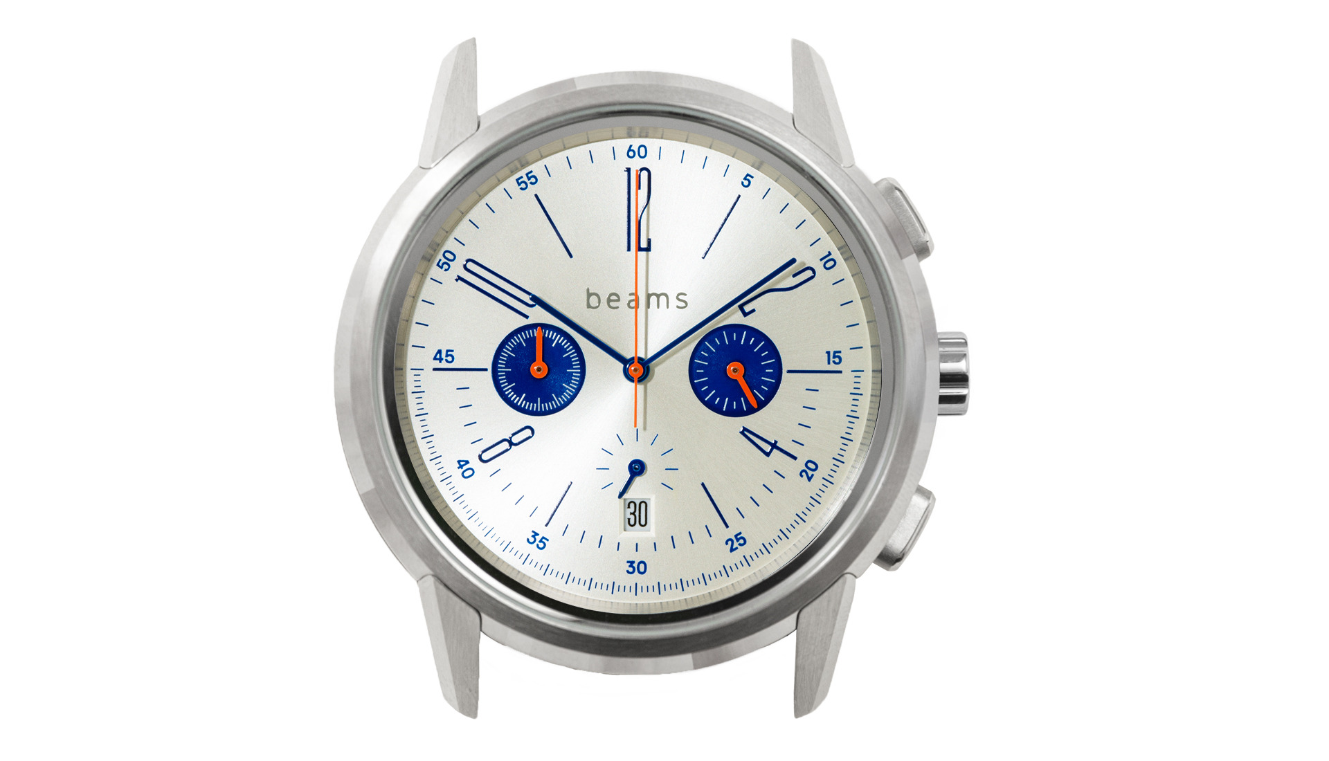 wena wrist Chronograph Classic Silver head beams edition (ウェナリスト クロノグラフ　クラシック　シルバー　ヘッド　ビームスエディション)