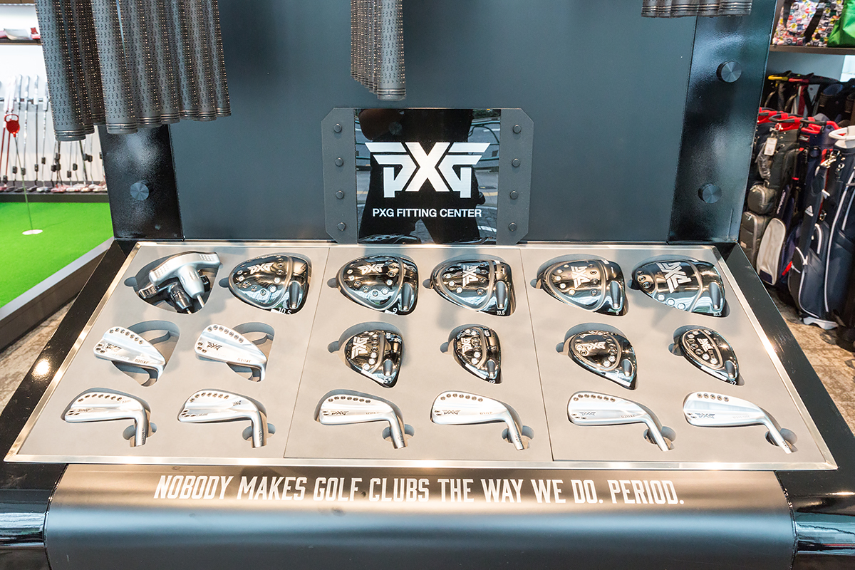 クラブは、話題のPXG を含めた日本最大級の２７００本を用意！