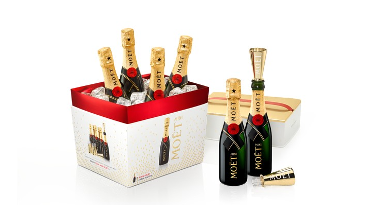 AJ033 モエ エ シャンドン ベビーボトル 200ml 6本セット モエ アンペリアルのミニボトル「ミニ モエ(200ml)」6本入り