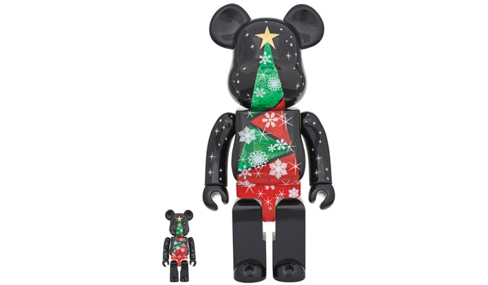 2017 Xmas BE@RBRICK 100％ & 400％セット Stained-glass tree Ver.2