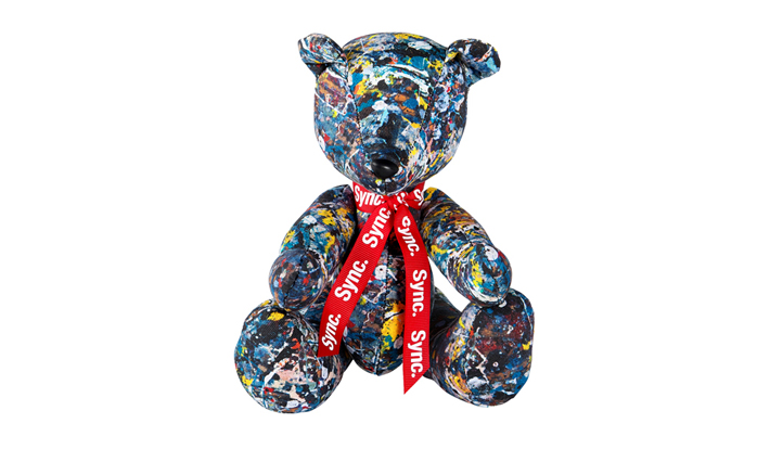 TEDDY BEAR "JACKSON POLLOCK STUDIO"