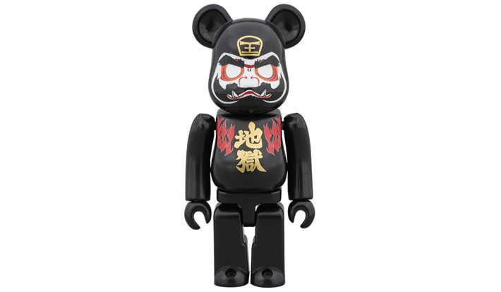 BE@RBRICK 地獄ダルマ 100％