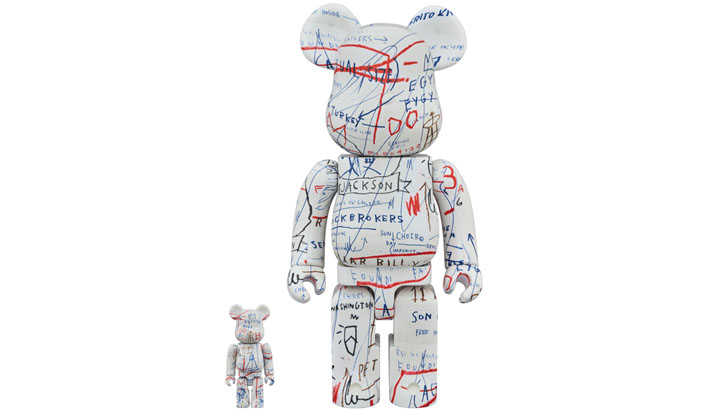 BE@RBRICK JEAN-MICHEL BASQUIAT #2 100％ & 400％