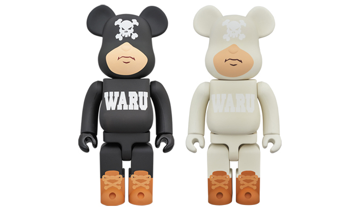 BE@RBRICK TOKYO TRIBE WARU 400％ BLACK／WHITE