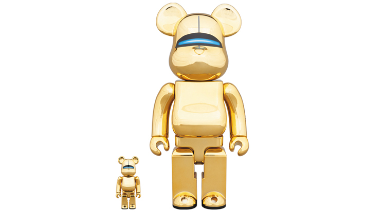 SORAYAMA SEXY ROBOT GOLD BE@RBRICK 100％ & 400％