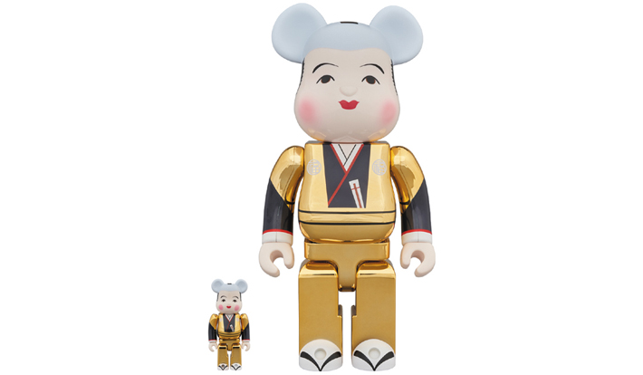 福助 BE@RBRICK 金メッキ 100％ ＆ 400％