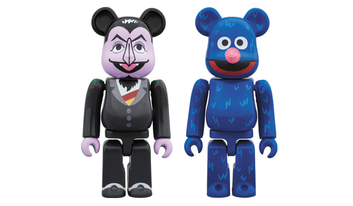 BE@RBRICK COUNT VON COUNT & GROVER 2 PACK