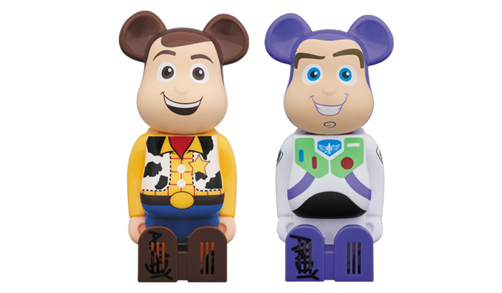 Cleverin(R) BE@RBRICK WOODY／BUZZ LIGHTYEAR