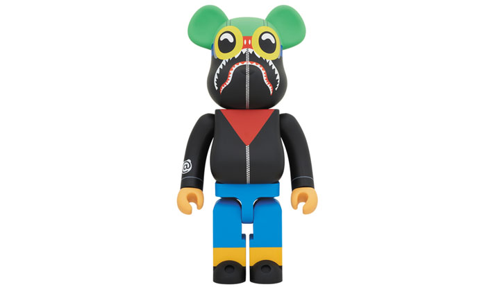 A BATHING APE(R) × HEBRU BRANTLEY × SOCIAL STATUS BE@RBRICK 1000％