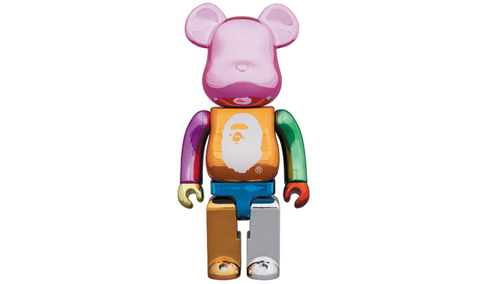 A BATHING APE(R) 25th ANNIV. MULTI COLOR BE@RBRICK 400％