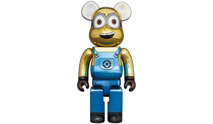 MEDICOM TOY - BE＠RBRICK DAVE CHROME Ver. 1000％　未開封 Be@rbrick Dave (Chrome Version) 1000% Collectible Figure by