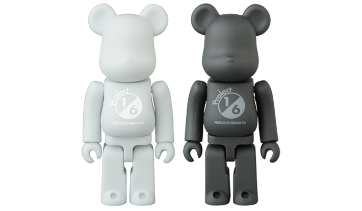 BE@RBRICK TONE ON TONE WHITE／BLACK