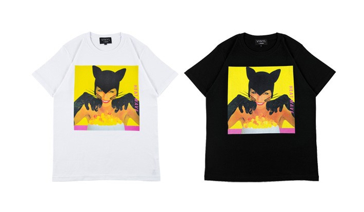 VINYL “BLACK CATS” TEE HEAT WAVE