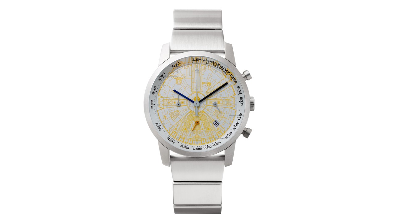 wena wrist pro Chronograph Silver set / STAR WARS limited edition “THE LIGHT SIDE”