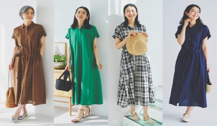 From KEYUCA, the "Linen Blend Pocket Shirt Dress" arrives, crafted with an emphasis on silhouettes and designs that are both eco-friendly and elegantly refined.