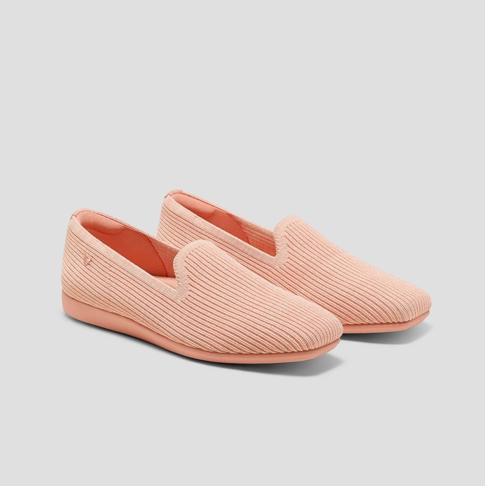 Square toe ultra water-repellent lightweight chunky sole loafers