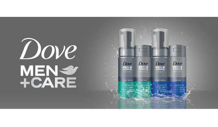 Introducing Dove MEN+CARE's new foaming facial cleanser and lotion, formulated with a novel approach to cleansing and moisturizing.