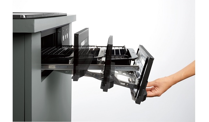 Pull-down door