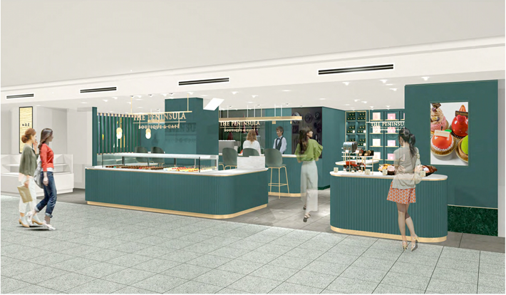 Japan's first store with a new design concept: The Peninsula Boutique & Cafe | Matsuya Ginza