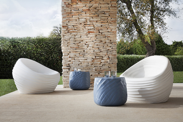 Enjoyable even outdoors! Italian furniture brand "TONON" makes its debut in Japan.