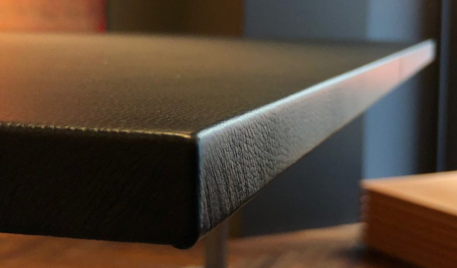 Beautifully finished edges.