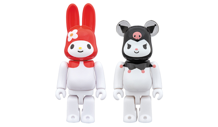 R@BBRICK MY MELODY(赤メロ Ver.) & BE@RBRICK クロミ 100％ 2 PACK