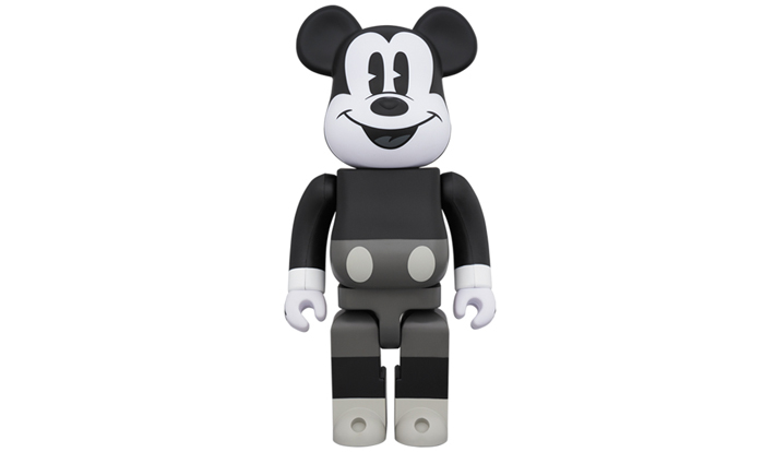 BE@RBRICK MICKEY MOUSE (B&W Ver.) 400％