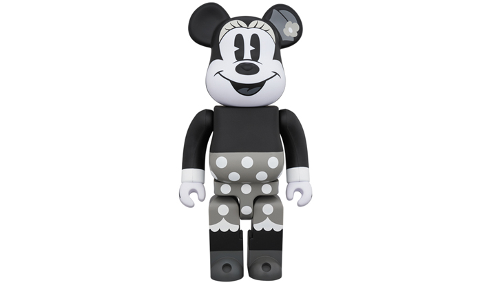 BE@RBRICK MINNIE MOUSE (B&W Ver.) 400％