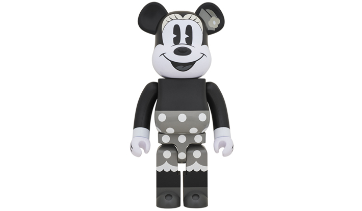 BE@RBRICK MINNIE MOUSE (B&W Ver.) 1000％