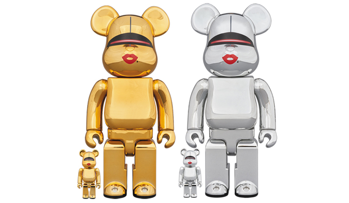 BE@RBRICK TYGA × HAJIME SORAYAMA 100％ & 400％ GOLD／SILVER