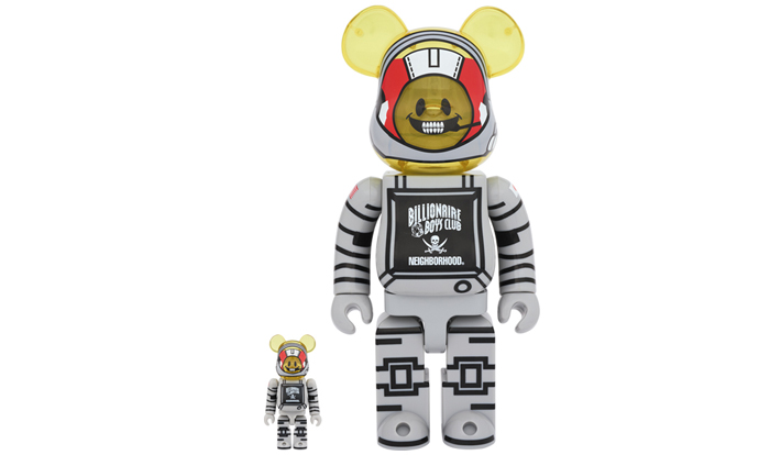 BE@RBRICK BILLIONAIRE BOYS CLUB × NEIGHBORHOOD 100％ & 400％