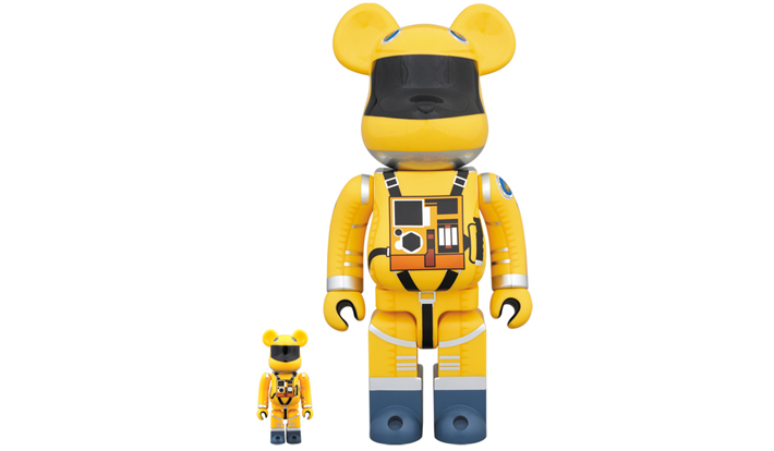 BE@RBRICK SPACE SUIT YELLOW Ver.100％ & 400％