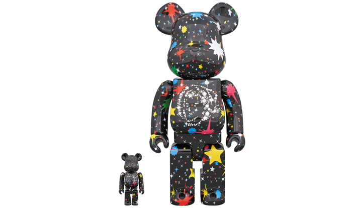 BE@RBRICK BILLIONAIRE BOYS CLUB STARFIELD BLACK 100％ & 400％