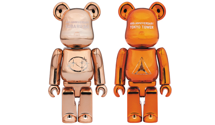 60th ANNIVERSARY BE@RBRICK 2PK SUBARU360 × TOKYO TOWER