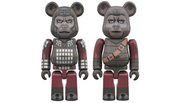 BE@RBRICK GENERAL URSUS & SOLDIER APE 2PACK